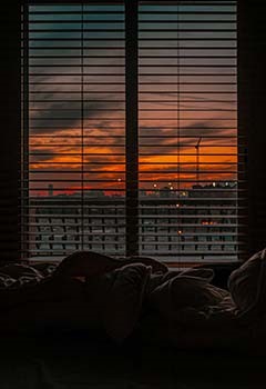 Blackout Bedroom Blinds, Berkeley